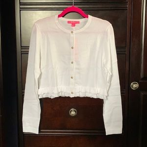 Lilly Pulitzer Resort White Gladys Cardigan